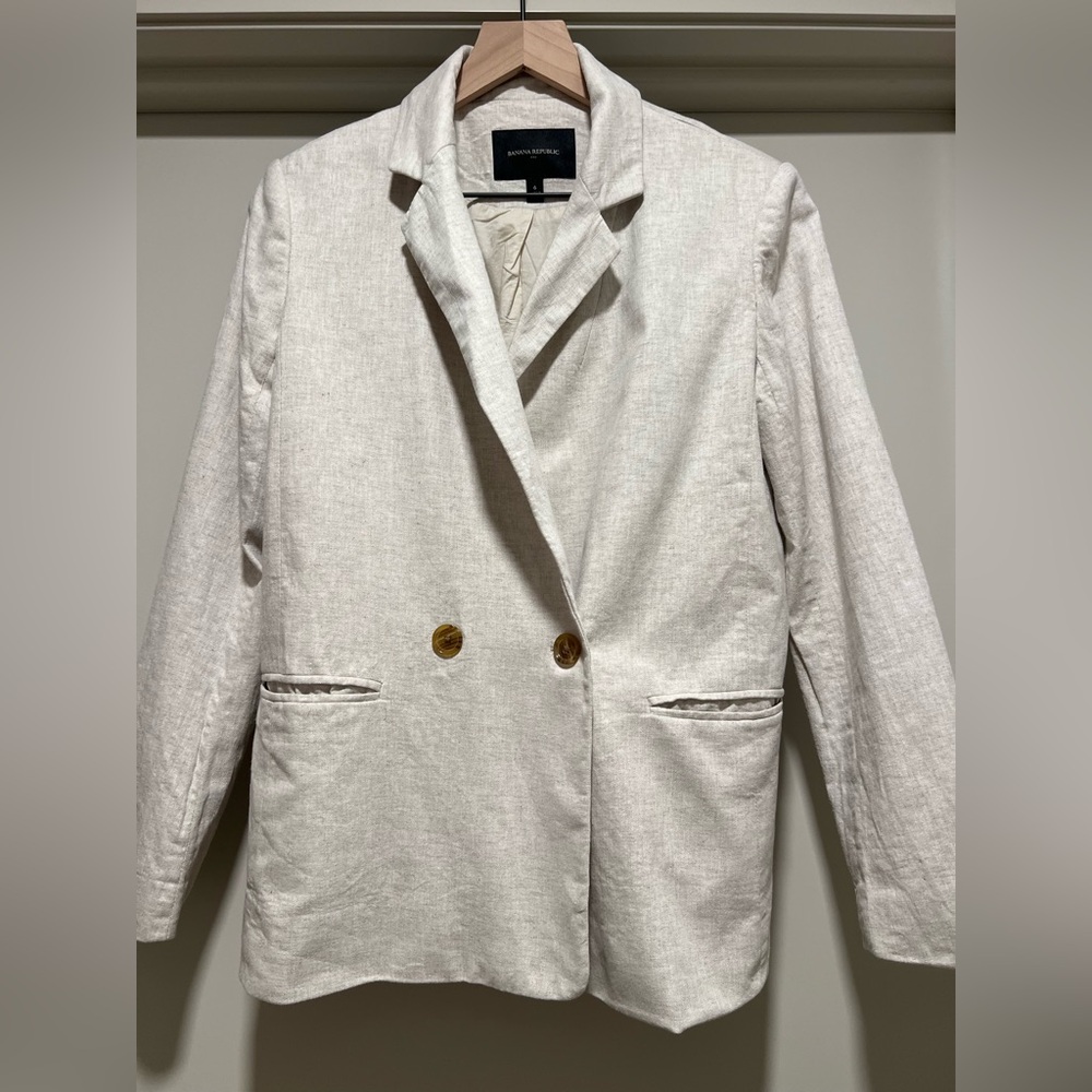 Linen Blend Blazer